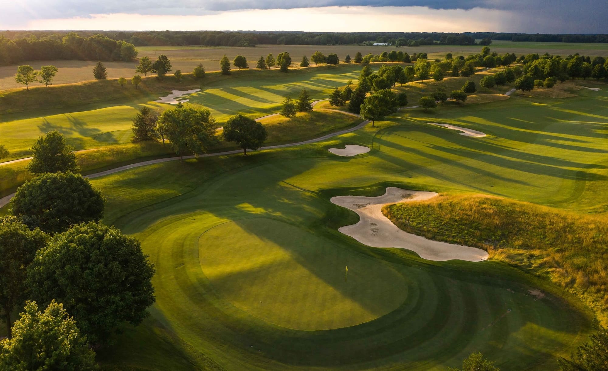Canyata Golf Course Fairway at Sunset
